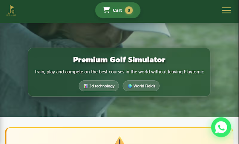 Cover image for Custom Golf Booking & Management