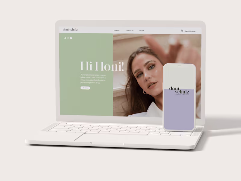 Cover image for 
Identity and
web design for content coach
Dani Schulz