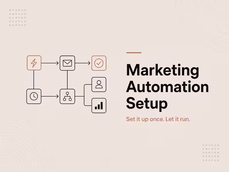 Cover image for Marketing Automation Setup