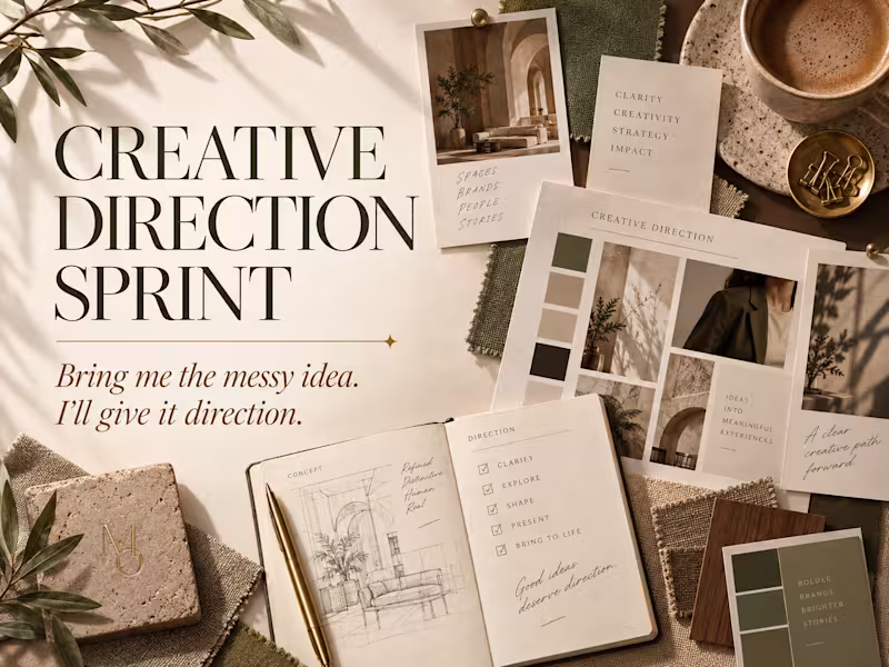 Cover image for Creative Direction Sprint — From Idea to Visual World