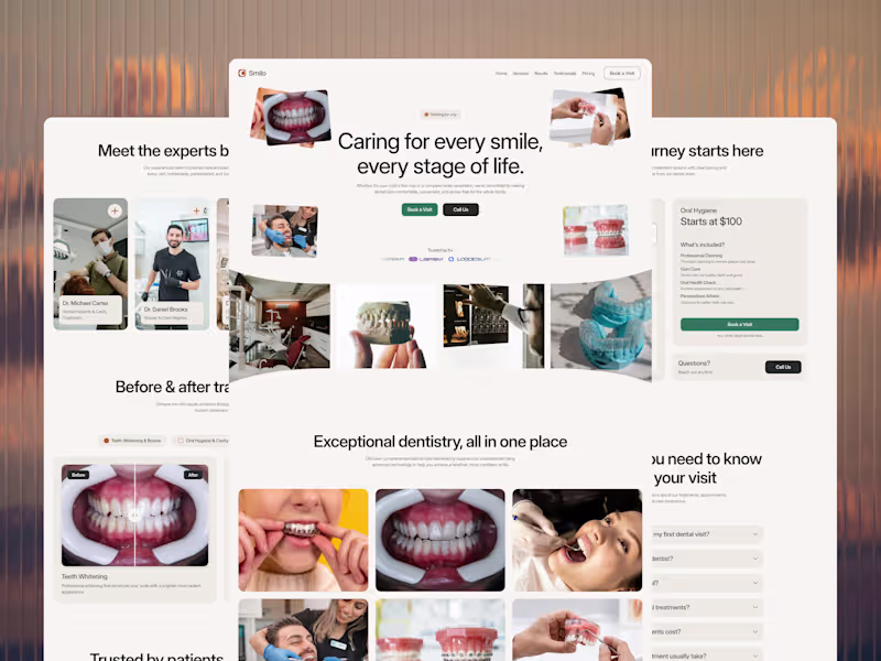 Cover image for Smilo Framer Template Case Study