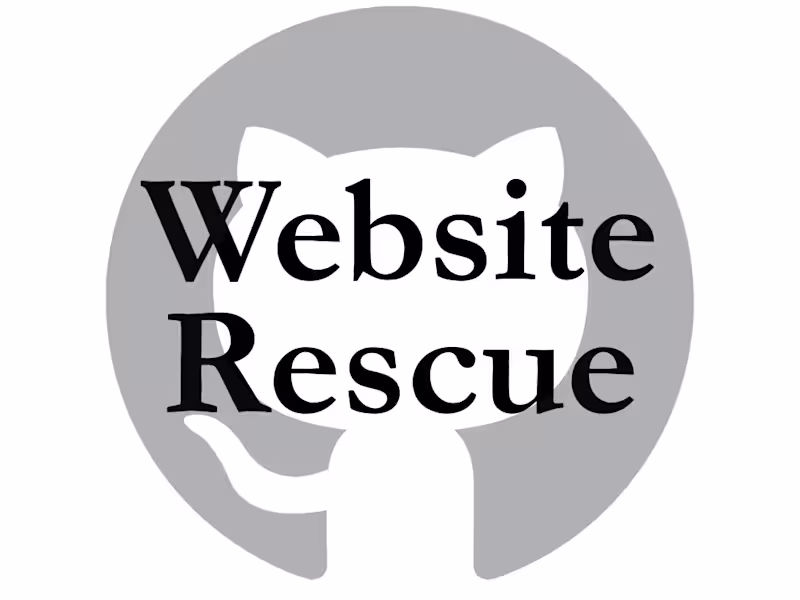 Cover image for Website Rescue for Small Businesses (Launch or Redesign in 24h)