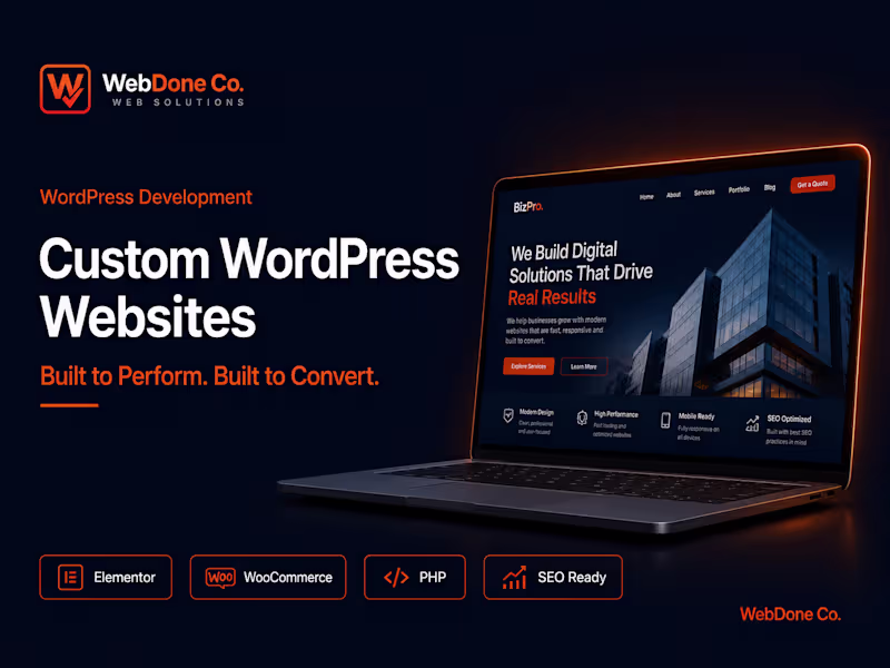 Cover image for WordPress Website Development