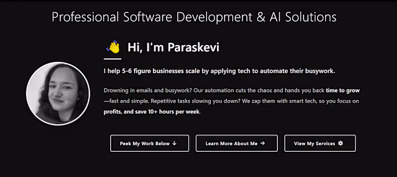 Cover image for Projects | Paraskevi Kivroglou