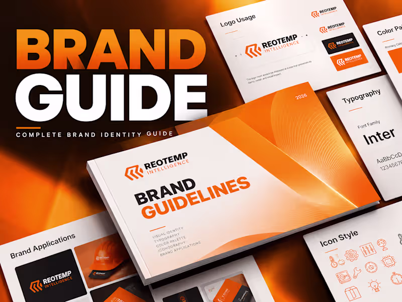 Cover image for Professional Multiple Page Branding Guide for Your Business