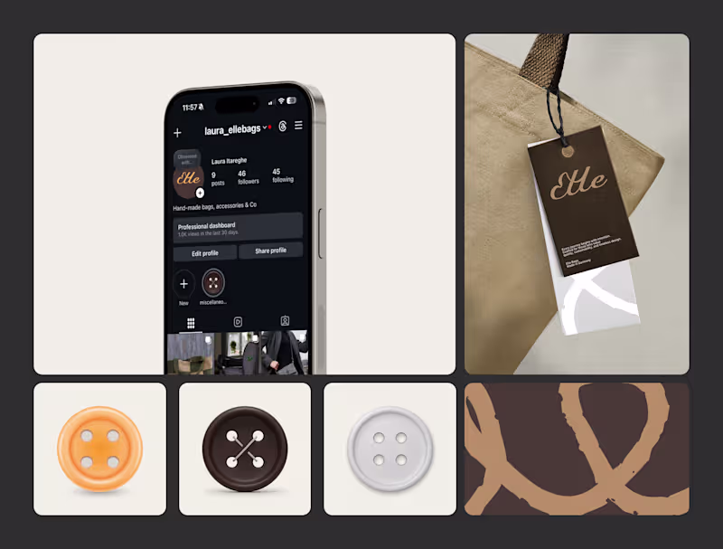 Cover image for Branding and mock-ups I created
