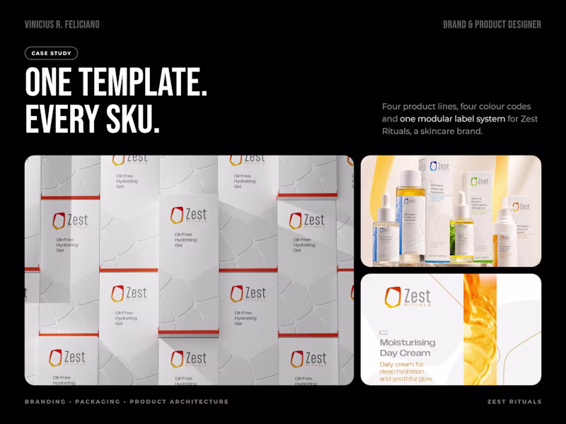 Cover image for Zest Rituals — Skincare Brand & Packaging System