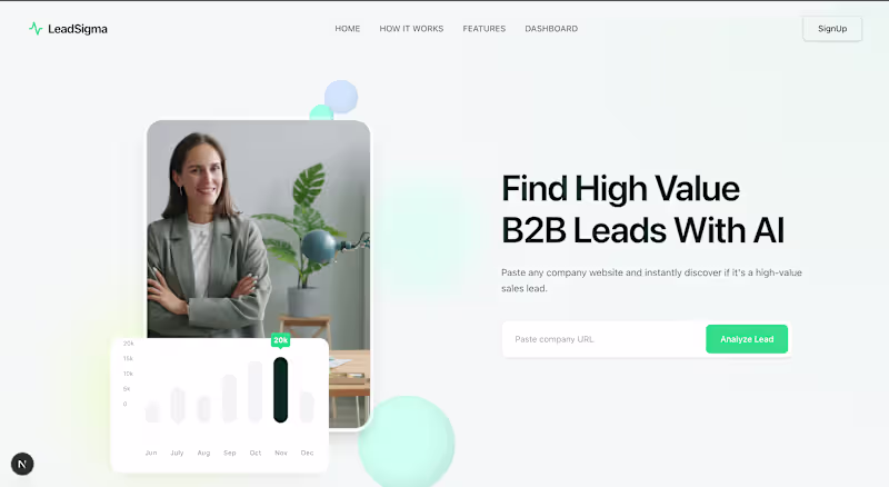 Cover image for AI-powered B2B lead qualification CRM