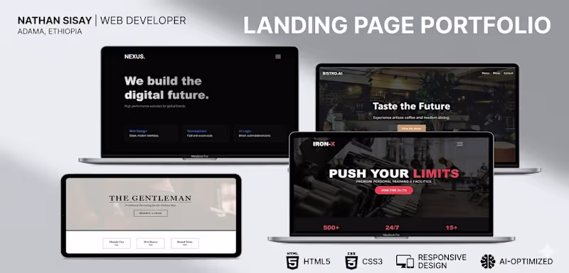Cover image for Custom High-Speed Landing Page.