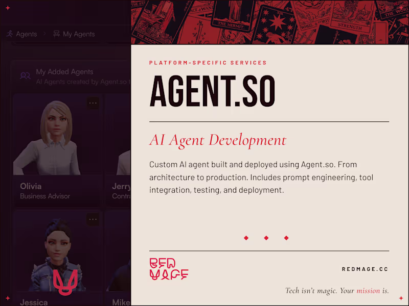 Cover image for Agent.so – AI Agent Development