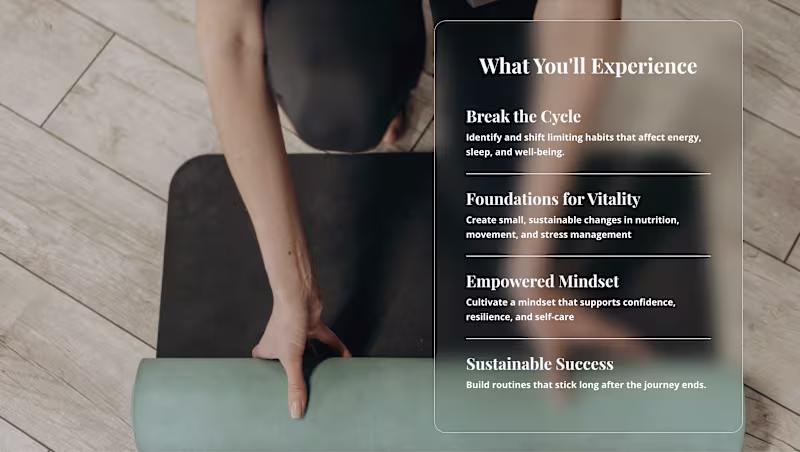 Cover image for Development for a Health and Wellness coach