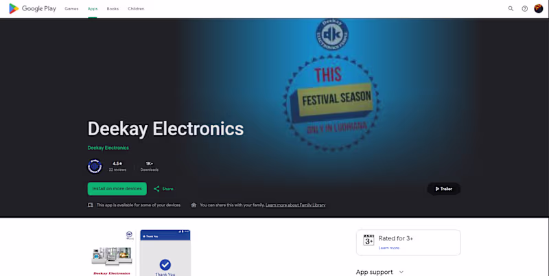 Cover image for DeekayElectronics also wanted a platform