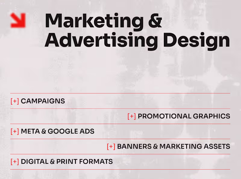 Cover image for Marketing & Advertising Design