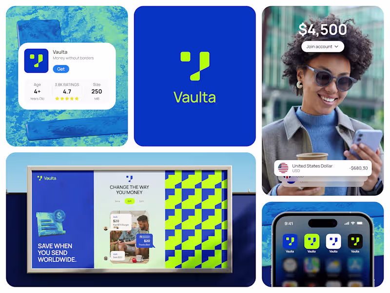 Cover image for Vaulta - Finance ⏐ Branding & Visual Identity