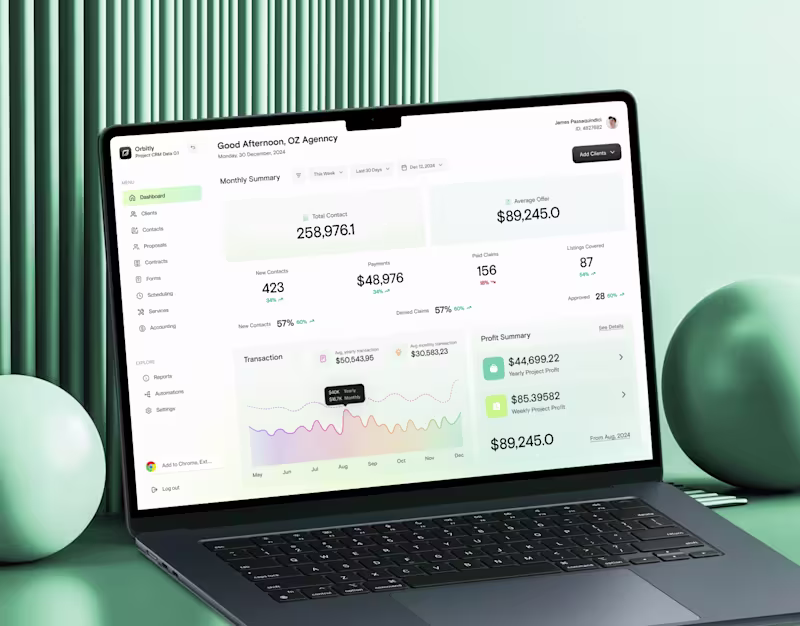 Cover image for Orbitly | Modern CRM Powered by AI