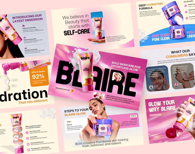 Cover image for Blaire Skincare Presentation