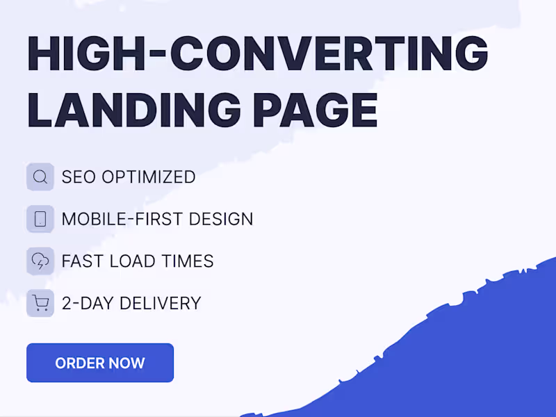 Cover image for High-Converting Landing Page