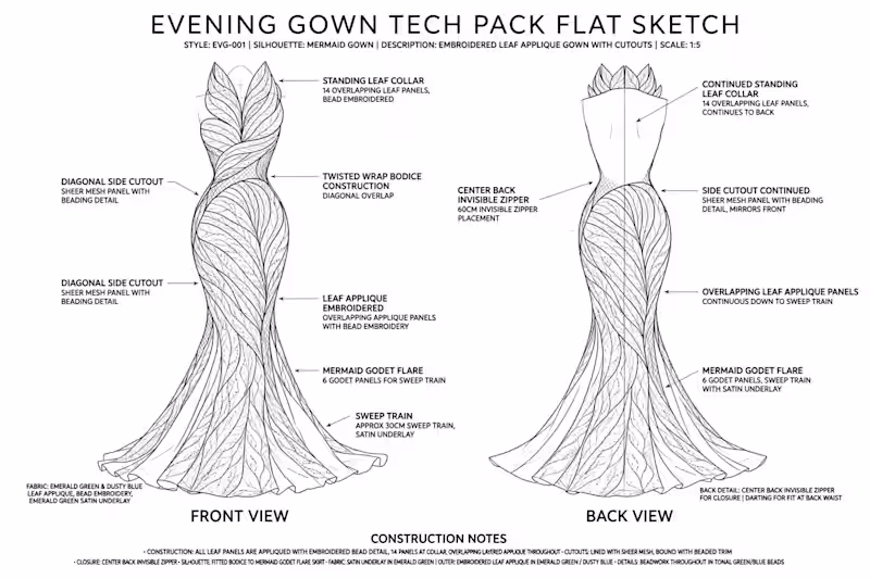 Cover image for Clothing Techpack Design 