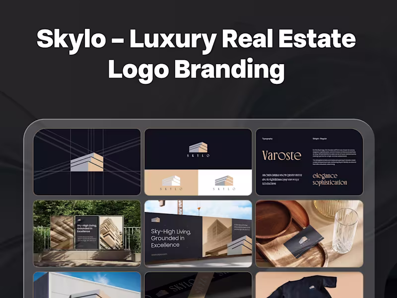 Cover image for Skylo Branding – Luxury Real Estate Logo Design