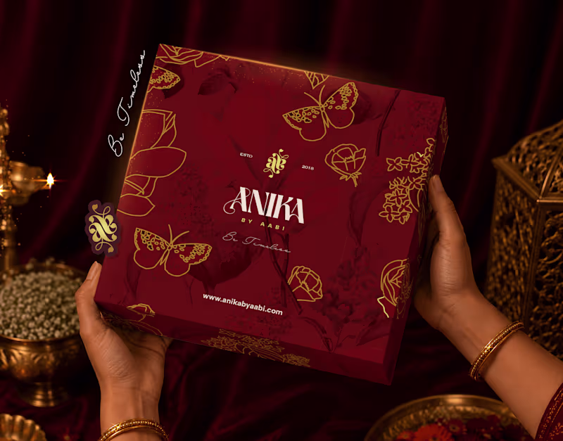 Cover image for Anika by Aabi - Indian Ethnic Wear | Branding & Packaging