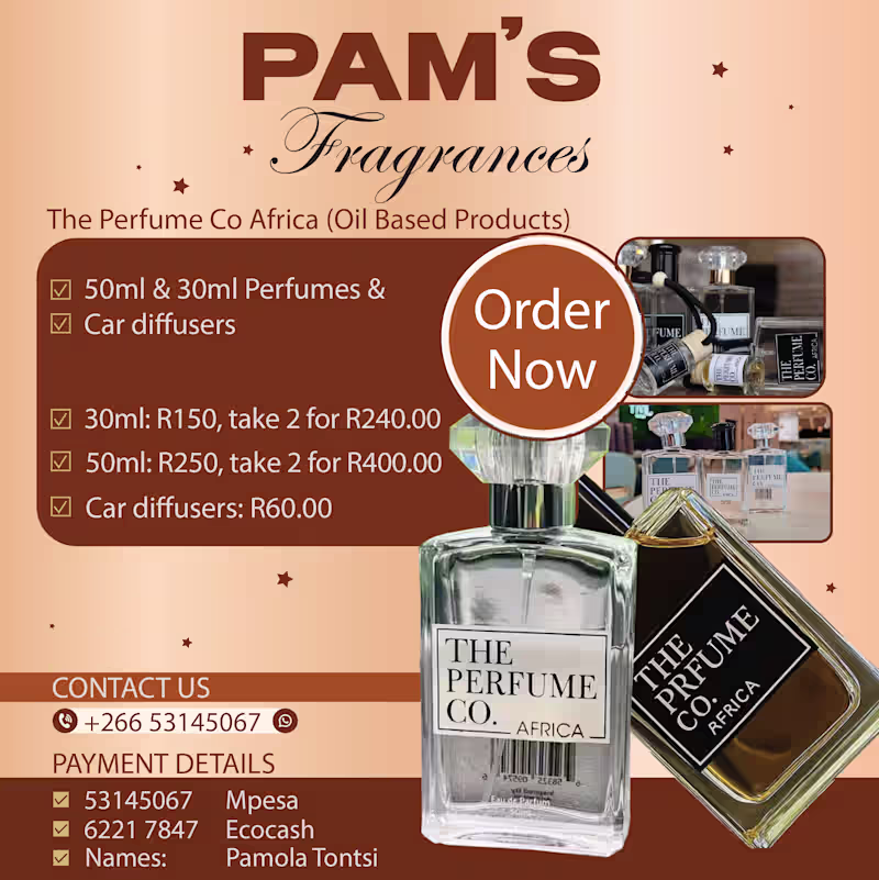 Cover image for Poster Project - PAM’S Fragrances

This