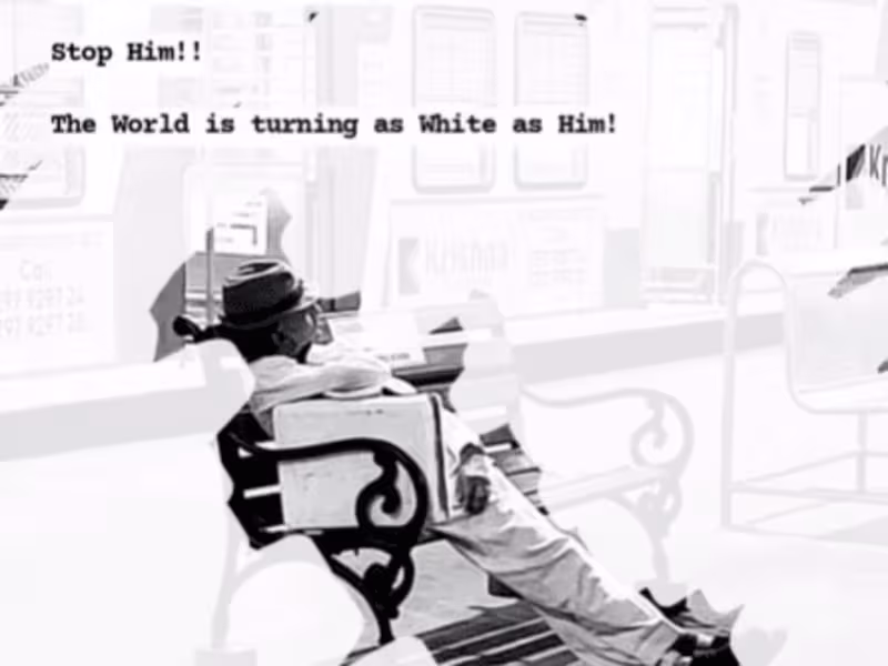 Cover image for Micro-Film: The white-dressed man🎬