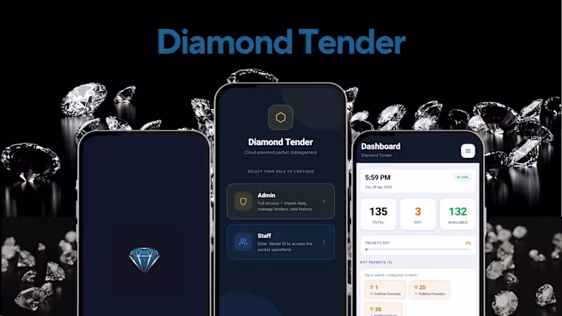 Cover image for Diamond Tender is a modern