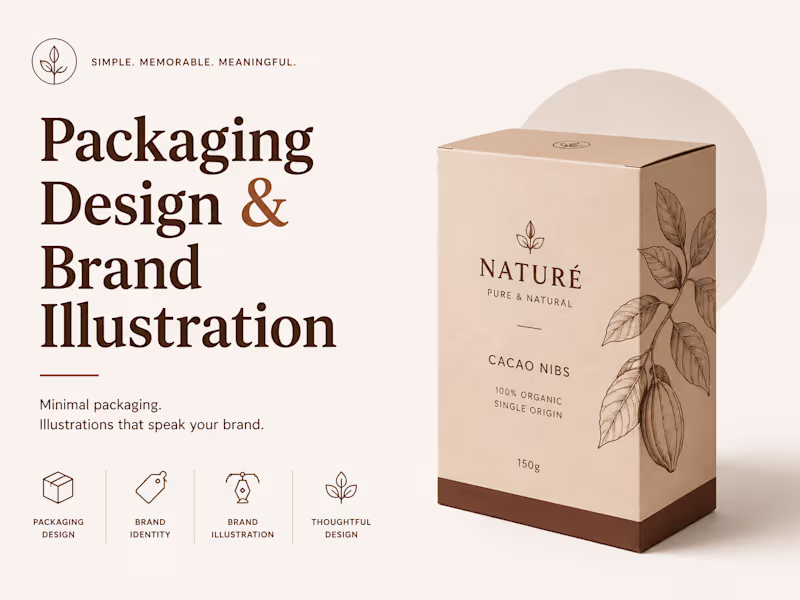 Cover image for Packaging Design & Brand Illustration