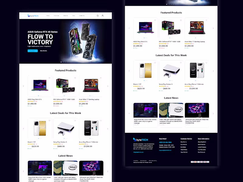 Cover image for Website UI Design