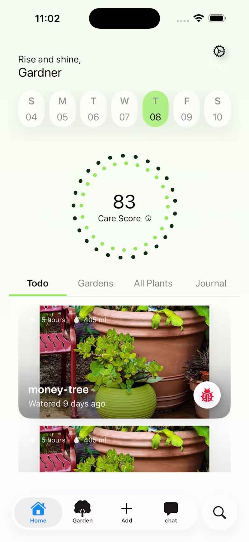 Cover image for Garden journal prototype for ios