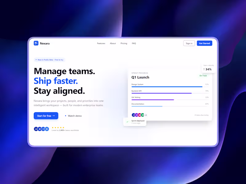 Cover image for Corporate SaaS Dashboard with Next.js