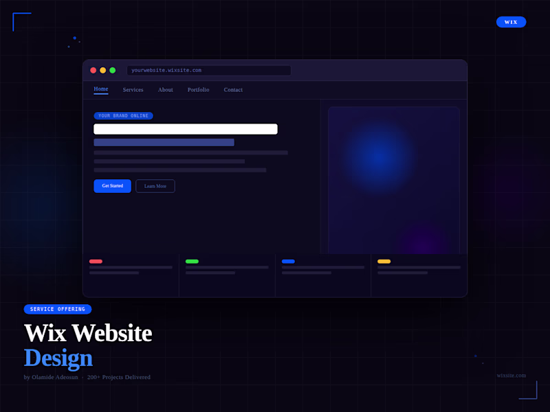 Cover image for Wix Website Design