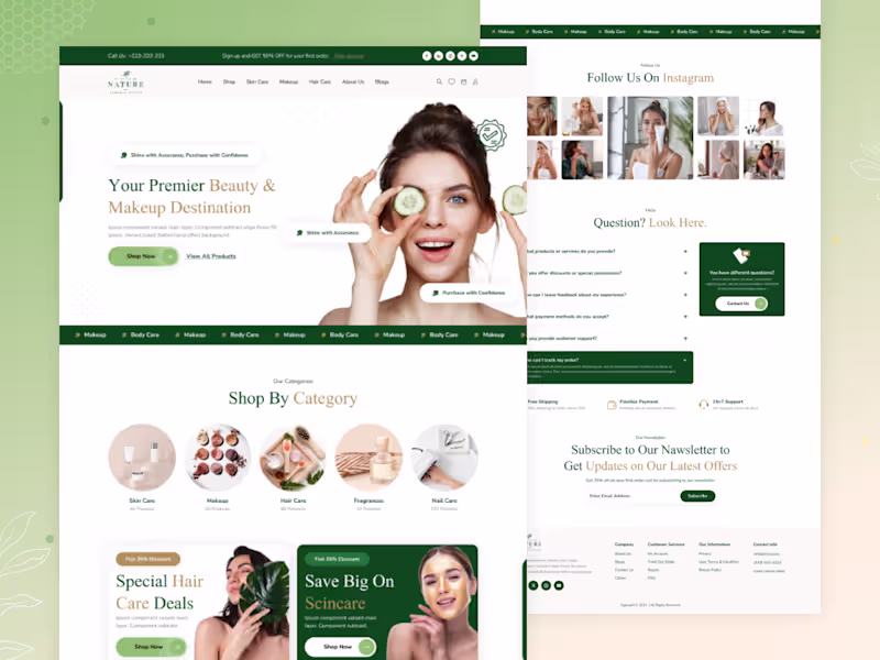 Cover image for Landing Page Design (UI/UX)