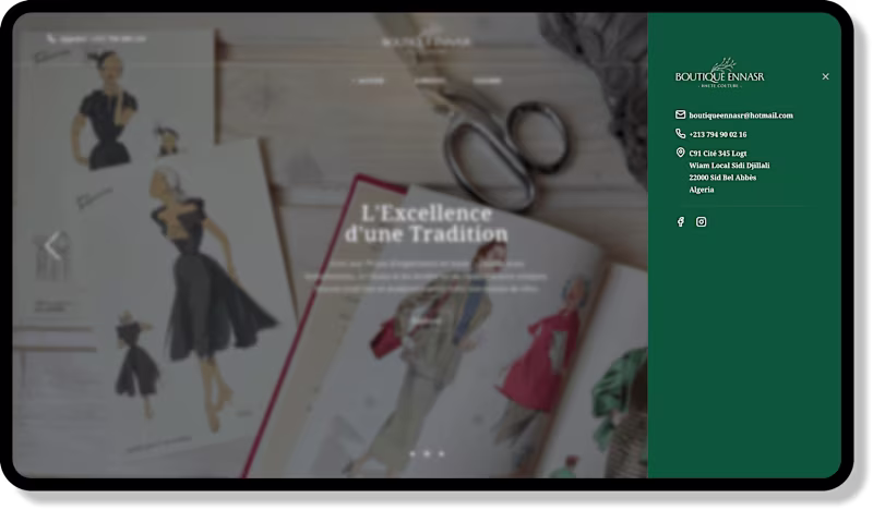 Cover image for Fashion Store Landing page