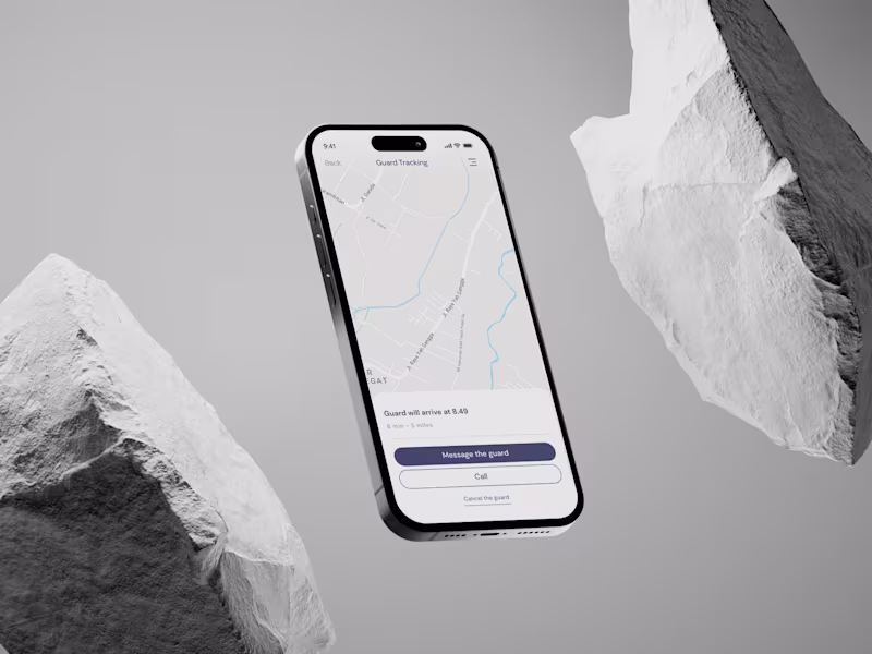 Cover image for App Design for Security Company