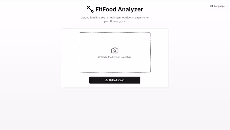Cover image for FitFood Analyzer: web app to identify fitness food