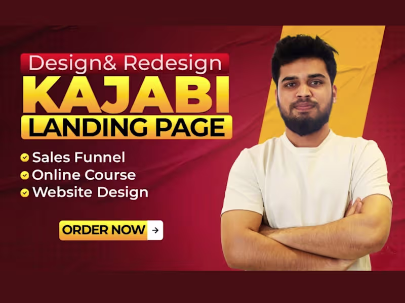 Cover image for Kajabi website design  / Email Automation / Course Upload / Sale