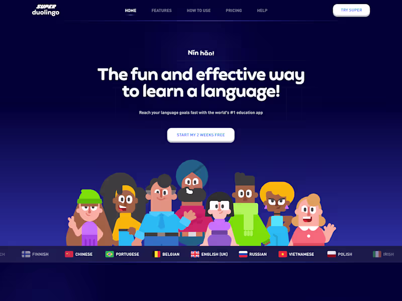 Cover image for Duolingo Super Framer Revamp