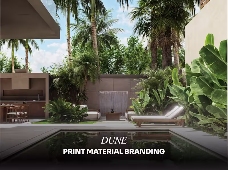 Cover image for Dune Signature | Print Material Branding