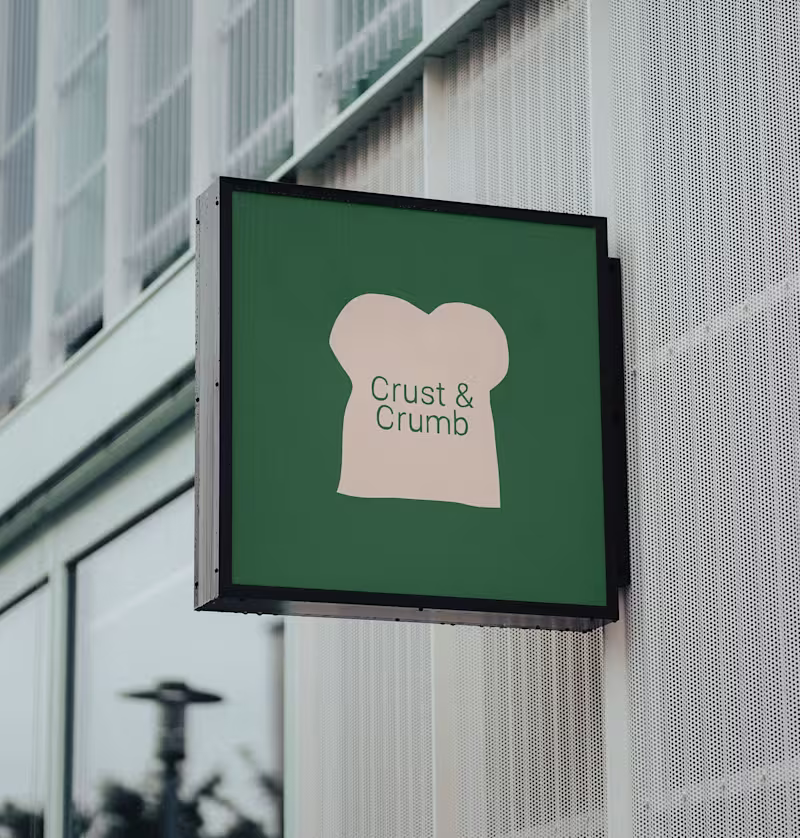 Cover image for Crust & Crumb - Sandwich Shop Brand Identity Design