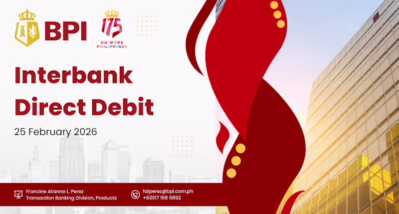 Cover image for Interbank Direct Debit