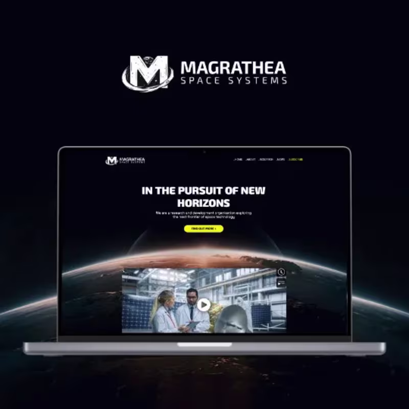 Cover image for Website and Branding for Space Tech R&D company | Gravitas Group