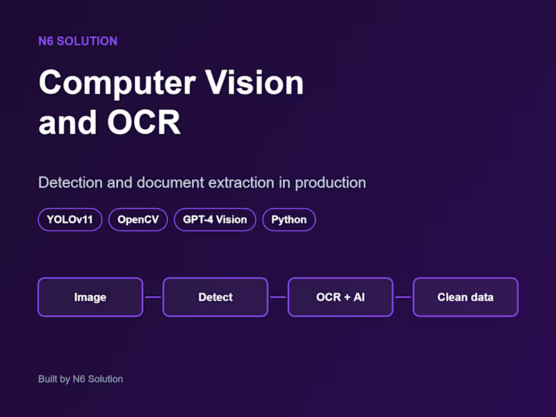 Cover image for Computer Vision and OCR Solutions