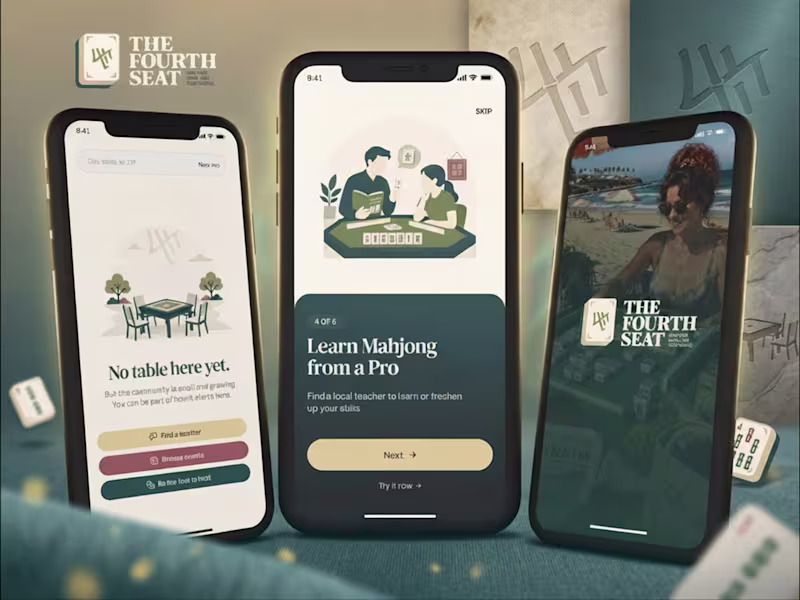 Cover image for App Design for the Fourth Seat App