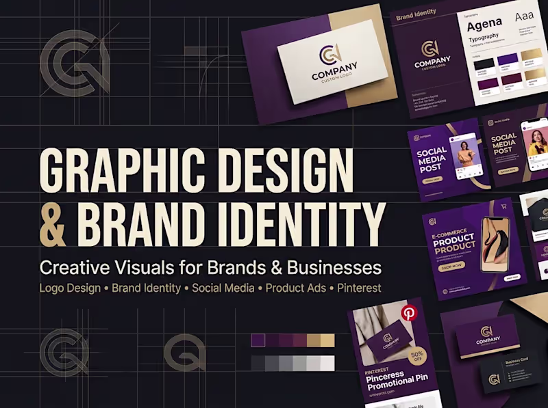 Cover image for Graphic Design & Complete Brand Identity