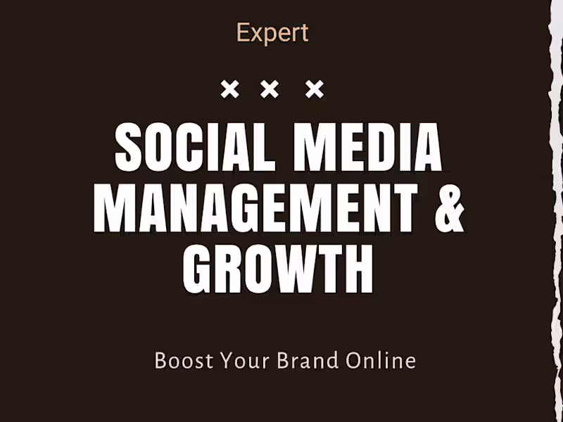Cover image for Social media management