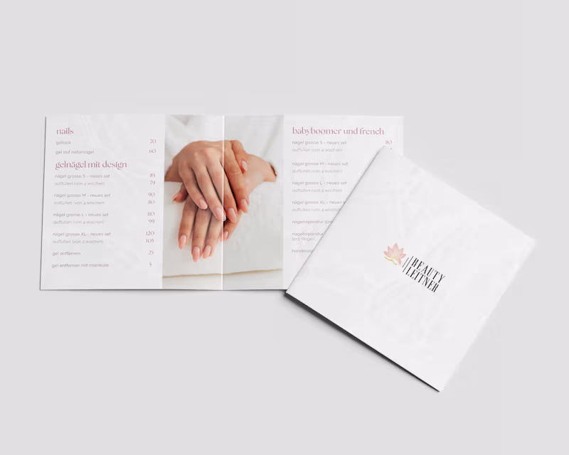 Cover image for Beauty Salon Price List