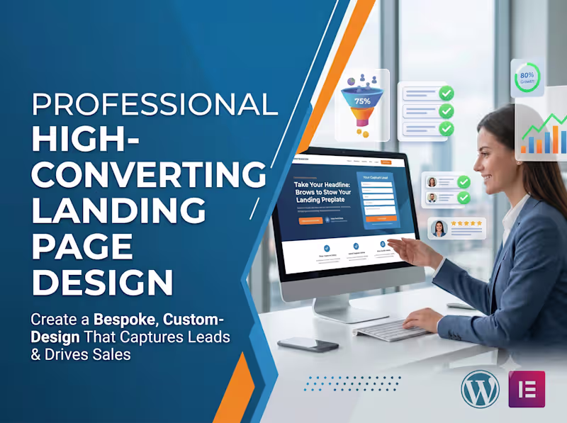 Cover image for Professional High-Converting Landing Page Design