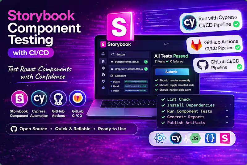 Cover image for Developed a Storybook-based component testing