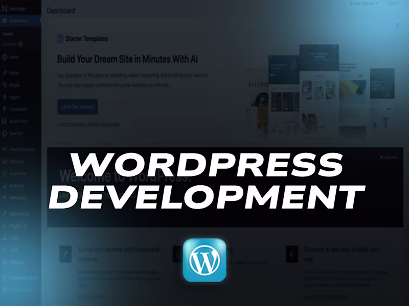 Cover image for Professional WordPress Website Design & Development